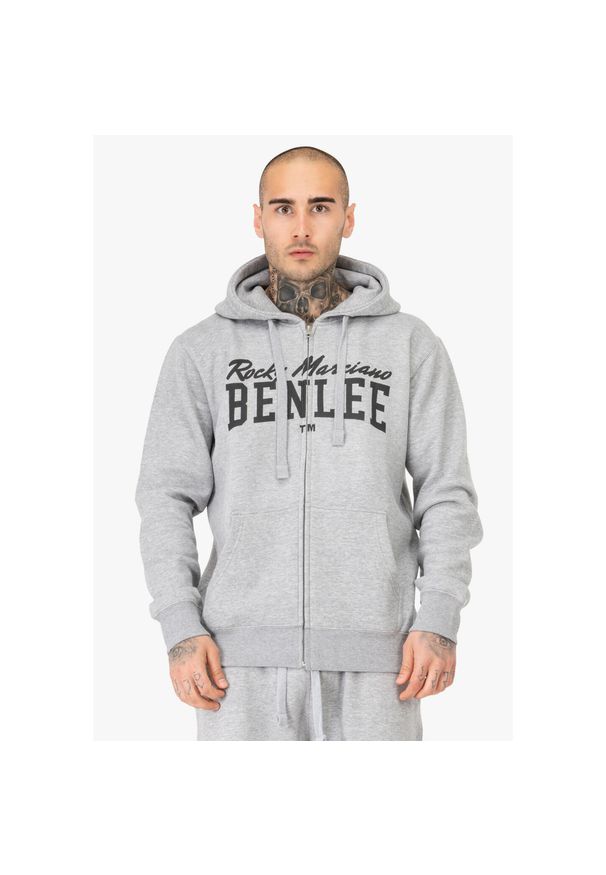 Bluza z kapturem Benlee Vitalino. Typ kołnierza: kaptur. Kolor: wielokolorowy, szary, czarny. Styl: sportowy