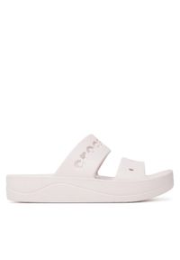 Crocs Klapki BAYA PLATFORM SANDAL 208188-6PI Różowy. Kolor: różowy. Obcas: na platformie