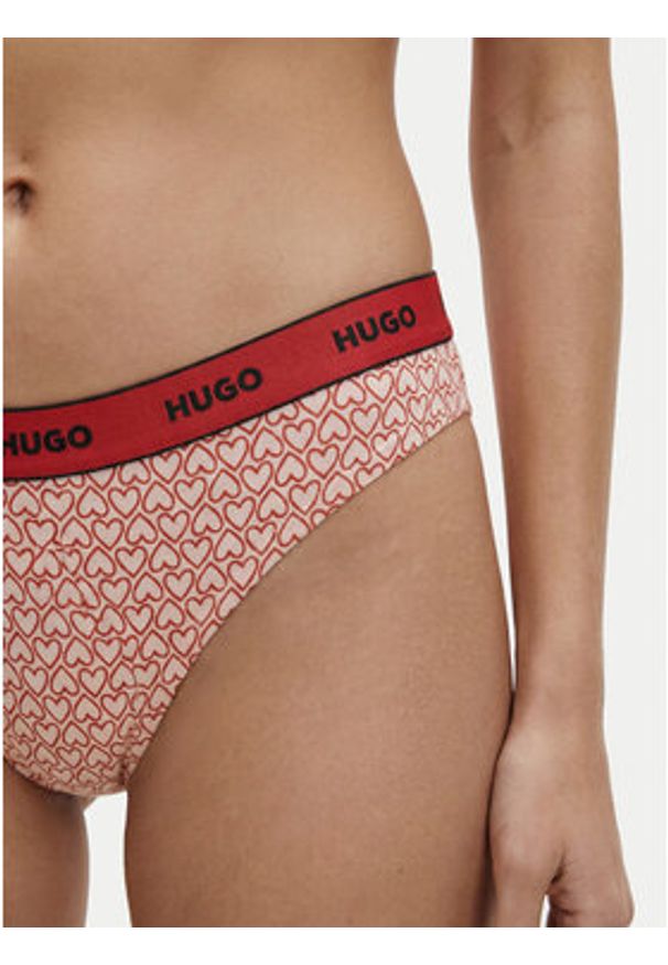 Hugo - HUGO Komplet stringów 50545703 Czarny. Kolor: czarny. Materiał: bawełna