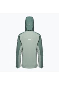 Kurtka przeciwdeszczowa damska Mammut Alto Guide HS Hooded. Kolor: zielony. Sport: turystyka piesza