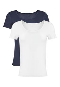 Hugo - HUGO Komplet 2 t-shirtów Twin 50545688 Biały Regular Fit. Kolor: biały. Materiał: bawełna