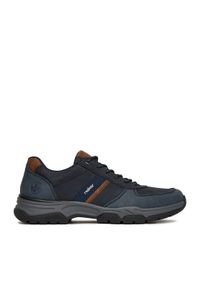 Rieker Sneakersy 11211-14 Granatowy. Kolor: niebieski. Materiał: syntetyk, materiał