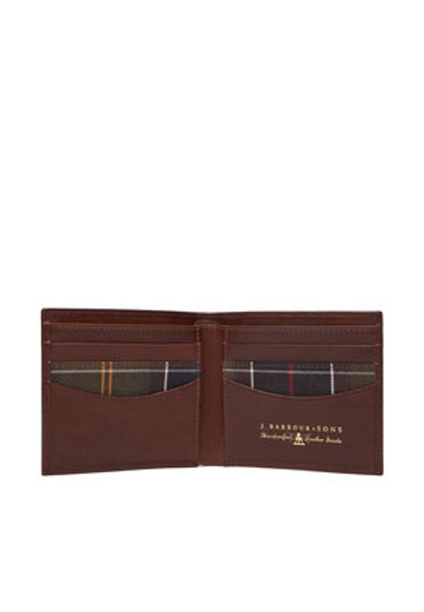 Barbour Portfel MLG0002BR52 Brązowy. Kolor: brązowy. Materiał: skóra