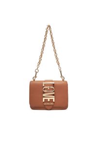 Love Moschino - LOVE MOSCHINO Torebka JC4227PP0MKC0201 Brązowy. Kolor: brązowy. Materiał: skórzane