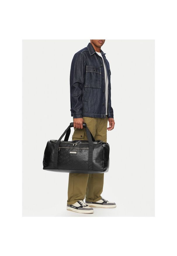 Torba weekendowa Guess Jeans. Kolor: czarny
