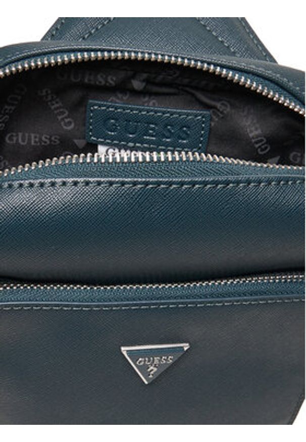 Guess Saszetka HMMISA P5226 Zielony. Kolor: zielony. Materiał: skóra