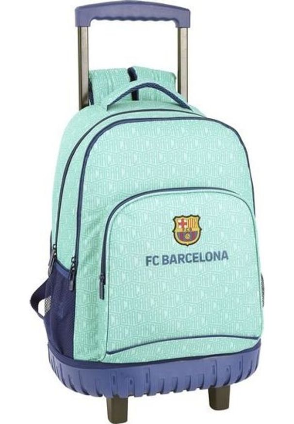 FC Barcelona Torba szkolna z kółkami Compact F.C. Barcelona 19/20 Turkusowy. Kolor: turkusowy