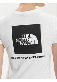 The North Face T-Shirt Redbox NF0A87NM Biały Regular Fit. Kolor: biały. Materiał: bawełna #4