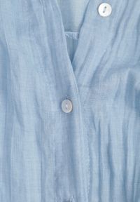Renee - Jasnoniebieska Nietoperzowa Koszula na Lato ze Zwiewnej Bawełny o Kroju Oversize Caeilla. Kolor: niebieski. Materiał: bawełna. Sezon: lato. Styl: elegancki, wakacyjny, klasyczny #6