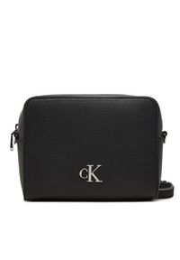 Calvin Klein Torebka Minimal Monogram K60K612719 Czarny. Kolor: czarny. Materiał: skórzane #1