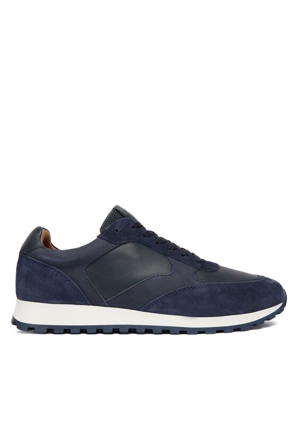 Aldo Sneakersy Gordo 14134962 Granatowy. Kolor: niebieski. Materiał: zamsz, skóra