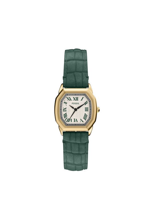 Fossil Zegarek Harlow ES5427 Zielony. Kolor: zielony