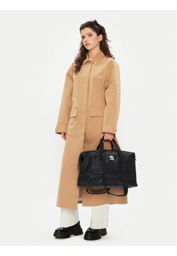 Karl Lagerfeld - KARL LAGERFELD Torebka A1W30228 Czarny. Kolor: czarny. Materiał: skórzane