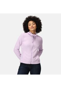 Regatta - Damska bluza turystyczna z suwakiem polarowa Kizmitt. Kolor: fioletowy. Materiał: poliester. Sport: turystyka piesza #1