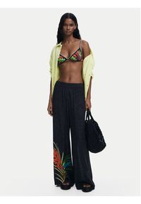Desigual Spodnie palazzo 25SWMW02 Czarny Wide Leg. Kolor: czarny. Materiał: wiskoza #5