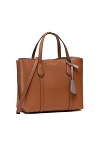 Tory Burch Torebka Perry Small Triple-Compartment Tote 81928 Brązowy. Kolor: brązowy. Materiał: skórzane #4