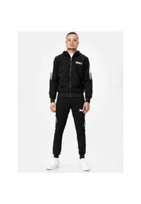 Dres z kapturem o regularnym kroju Lonsdale Marthal. Kolor: wielokolorowy, biały, czarny. Materiał: dresówka #1