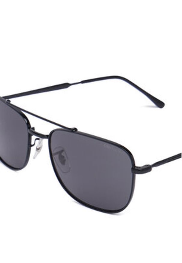 Gino Rossi - GINO ROSSI Okulary przeciwsłoneczne KARI-07 Czarny. Kolor: czarny