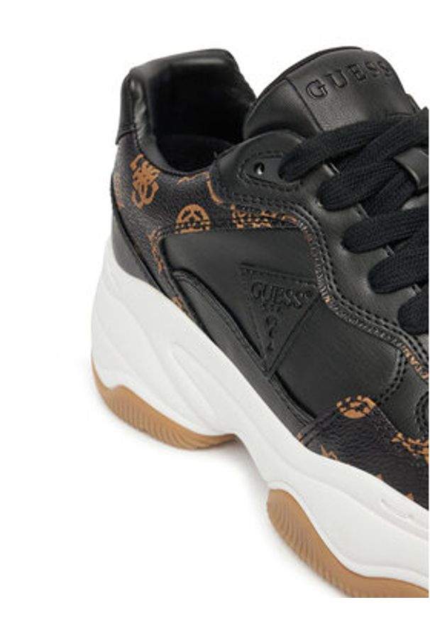 Guess Sneakersy FLTHPY FAL12 Czarny. Kolor: czarny. Materiał: skóra