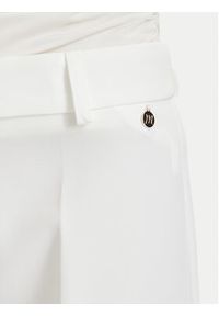 Maryley Spodnie materiałowe 26EB52Z/43VA Kremowy Regular Fit. Kolor: kremowy. Materiał: syntetyk #2