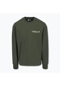 PITBULL - Bluza męska Pitbull Para Bellum Crewneck Sweatshirt. Kolor: zielony #1
