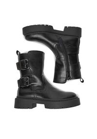 Jenny - JENNY Botki CEO-WS6572-03 Czarny. Kolor: czarny. Materiał: materiał, syntetyk #7