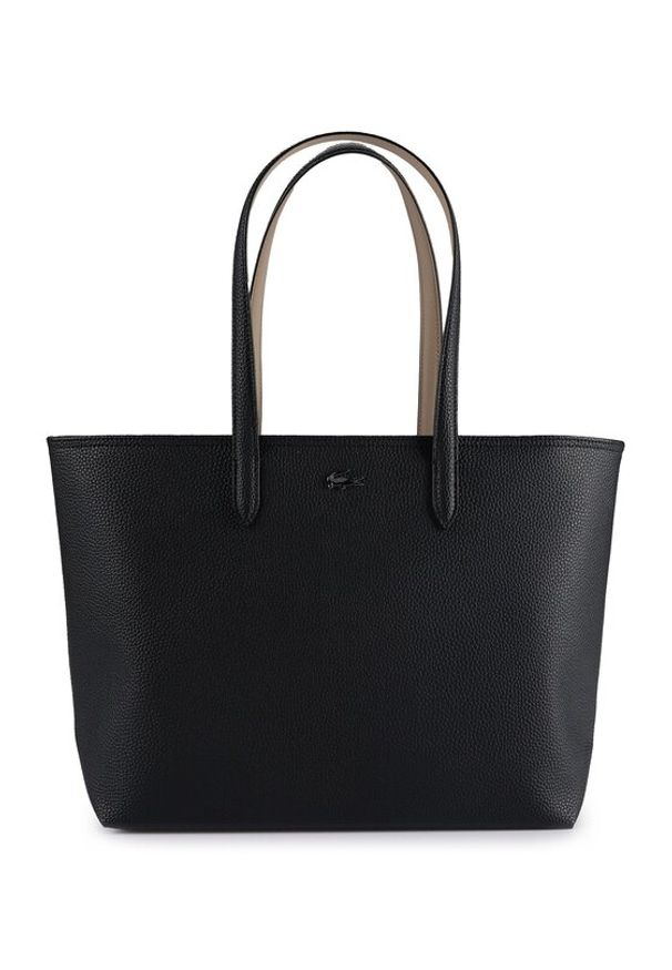 Lacoste Torebka Anna NF4823AA Szary. Kolor: szary. Materiał: skórzane