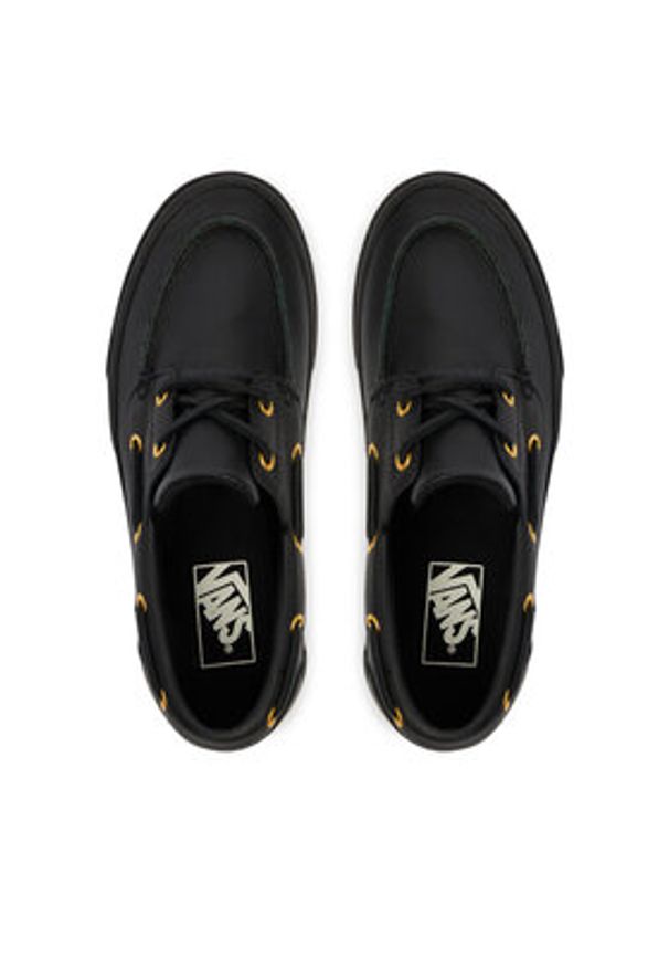 Vans Mokasyny 2-Eyelet VN000Z11CJK1 Czarny. Kolor: czarny. Materiał: skóra