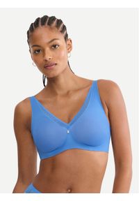 Triumph Biustonosz bezfiszbinowy True Shape Sensation 10218244 Niebieski. Kolor: niebieski. Materiał: syntetyk #1