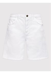 Liu Jo Szorty jeansowe WA2542 T3055 Biały Slim Fit. Kolor: biały. Materiał: bawełna #3