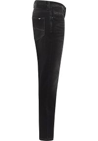 Mustang - Męskie Spodnie Jeansowe MUSTANG Oregon Slim K Denim Black 1015871 4000 503 #5