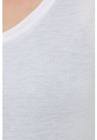 Fila t-shirt treningowy Rostow kolor biały. Kolor: biały. Materiał: materiał. Długość: długie