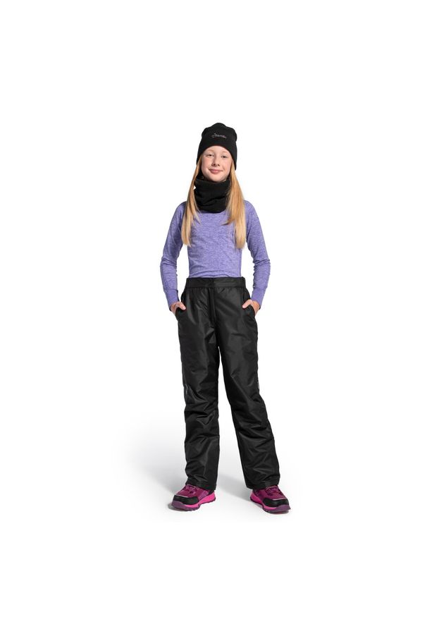 Spodnie narciarskie Lemon Explore ZL4 dziewczęce. Kolor: czarny. Materiał: poliester. Sezon: zima. Sport: narciarstwo