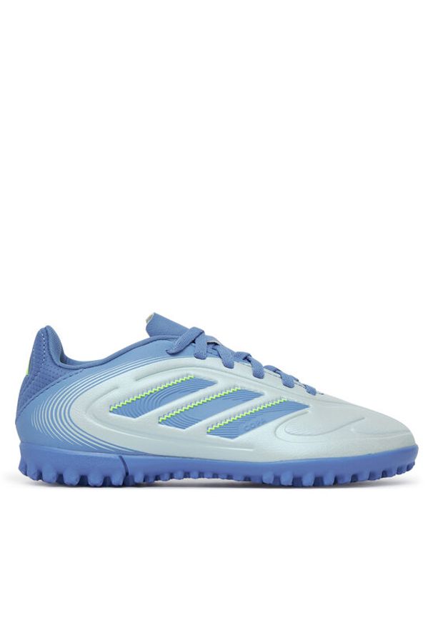 Adidas - adidas Buty do piłki nożnej Copa Pure 3 Club Turf IE1186 Niebieski. Kolor: niebieski. Materiał: skóra