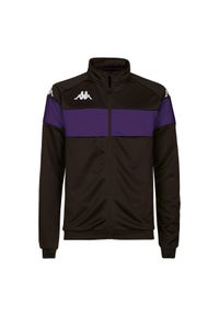 Kurtka z dresu Kappa Dacone. Kolor: fioletowy, wielokolorowy, czarny. Materiał: dresówka. Sport: fitness, piłka nożna #1