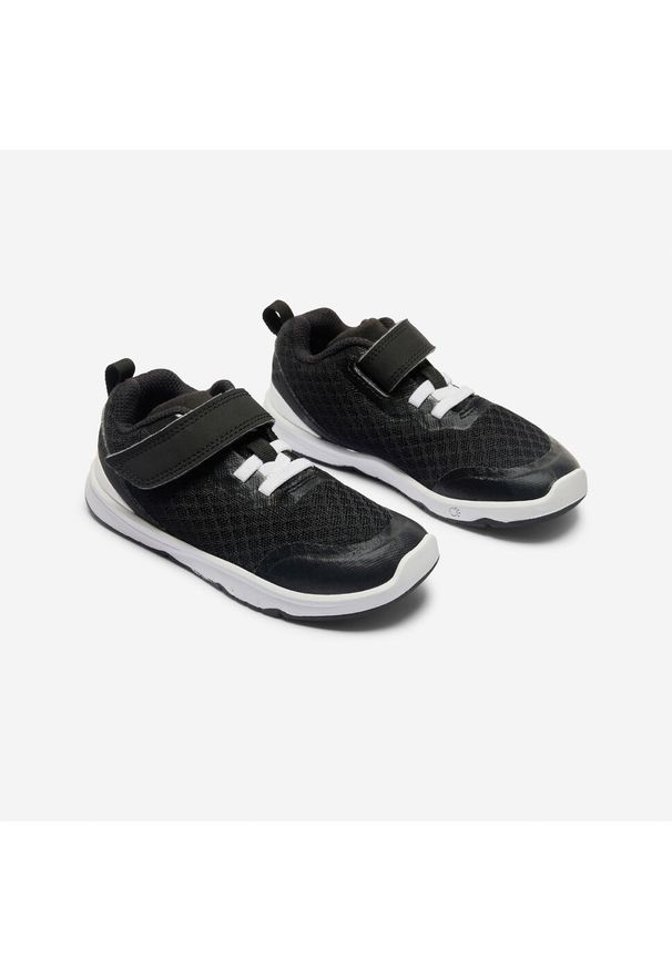 DOMYOS - Buty dla dzieci Domyos 570 I Move. Kolor: czarny, biały, wielokolorowy. Materiał: materiał. Sport: turystyka piesza