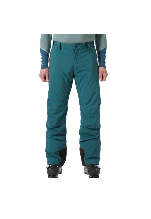 Spodnie Narciarskie Męskie Helly Hansen Legendary Ins. Kolor: czarny, zielony, wielokolorowy. Sezon: zima. Sport: narciarstwo