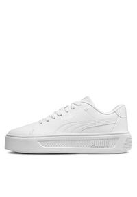 Puma Sneakersy Smash Platform V3 Sleek 38940101 Biały. Kolor: biały. Materiał: skóra. Obcas: na platformie #7