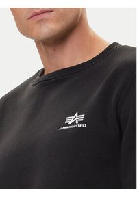 Alpha Industries Bluza Basic 188307 Czarny Regular Fit. Kolor: czarny. Materiał: bawełna #6