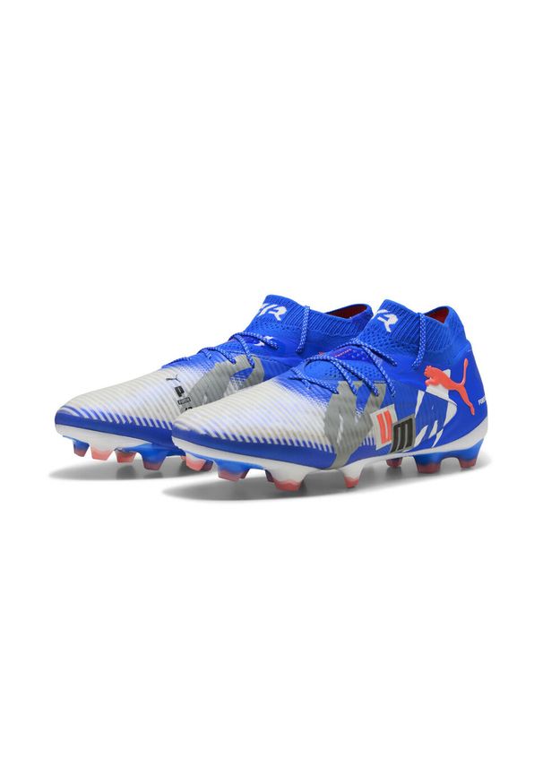 Puma - Buty piłkarskie męskie PUMA Future 8 Ultimate Forever FG. Kolor: biały, wielokolorowy, niebieski. Sport: piłka nożna