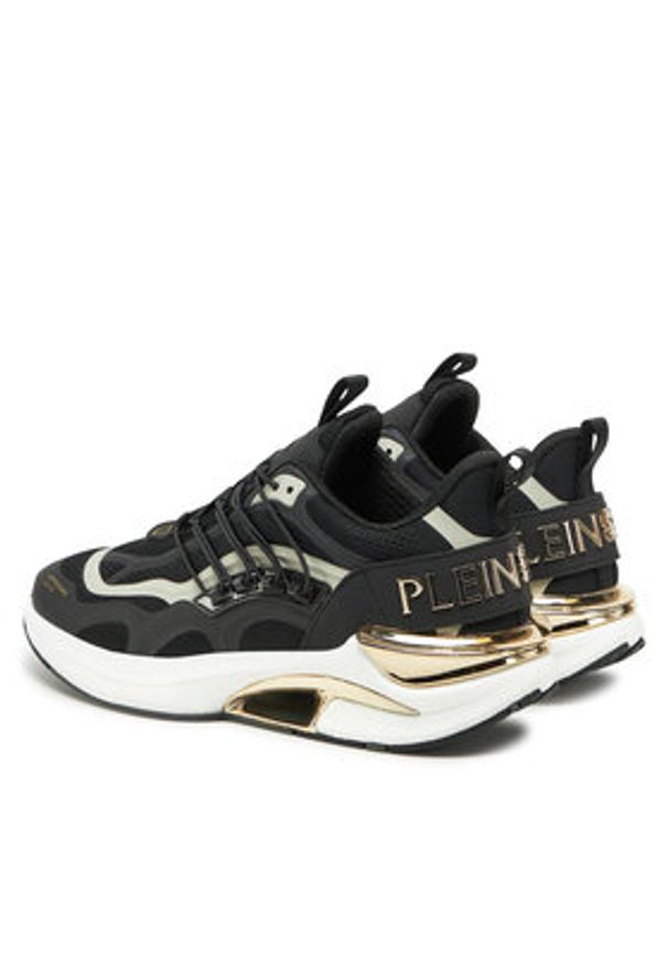 Plein Sport Sneakersy SAES USC0736 STE003 Czarny. Kolor: czarny. Materiał: materiał