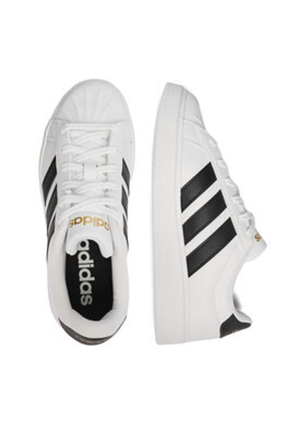 Adidas - adidas Sneakersy CEO-STREETTALK JP8275 W Biały. Kolor: biały. Materiał: skóra