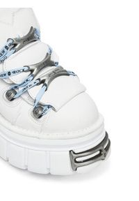 NEW ROCK Sneakersy M-106-C187 Biały. Kolor: biały. Materiał: skóra #5