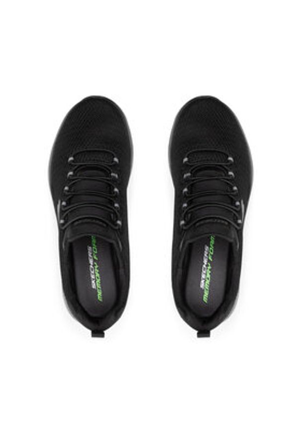 skechers - Skechers Sneakersy Dynamight 58360/BBK Czarny. Kolor: czarny. Materiał: materiał
