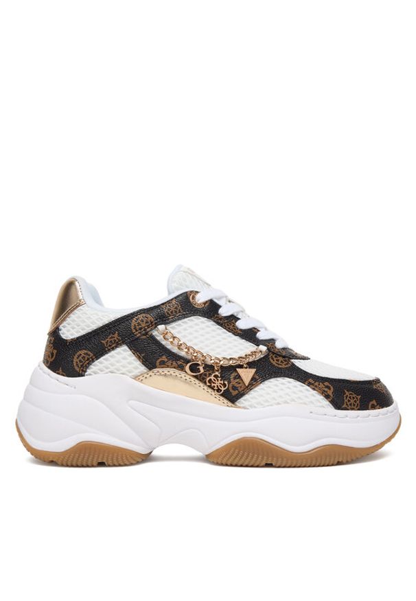 Guess Sneakersy FLPHAR FAL12 Biały. Kolor: biały. Materiał: skóra