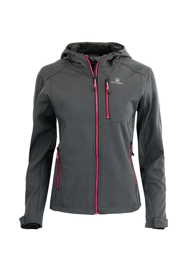 ZUMBA WEAR - Kurtka Softshell Octavia dla kobiet - Styl i komfort w każdej sytuacji. Kolor: szary. Materiał: elastan, poliester. Sport: turystyka piesza