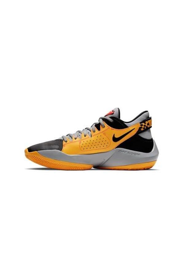Buty koszykarskie męskie Nike Zoom Freak 2 Taxi Giannis. Zapięcie: sznurówki. Kolor: szary. Materiał: guma, materiał, tkanina, syntetyk. Szerokość cholewki: normalna. Model: Nike Zoom
