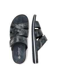 Rieker Klapki 21073-14 Granatowy. Kolor: niebieski #2