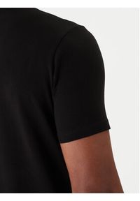 Karl Lagerfeld - KARL LAGERFELD T-Shirt 755402 554235 Czarny Slim Fit. Typ kołnierza: dekolt w karo. Kolor: czarny. Materiał: bawełna #5