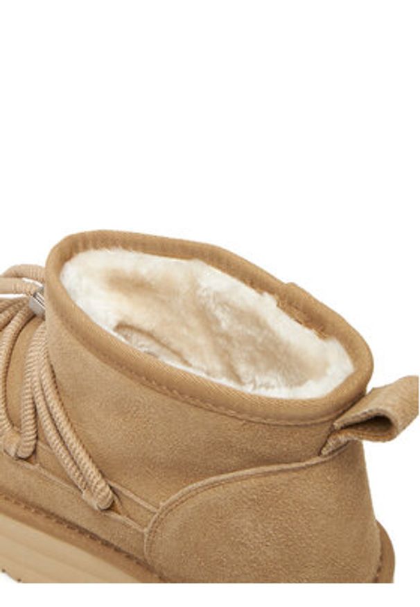 DeeZee Śniegowce W23Q11482 Beżowy. Kolor: beżowy. Materiał: materiał